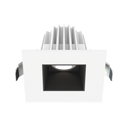 Lotus JXL-COB02-S09W 2" 9W LED Square Economy Recessed Downlight, 5CCT Selectable - Smooth Black/White