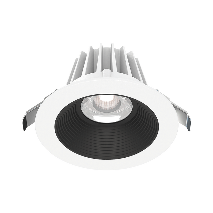 Lotus JXL-COB04-R15W 4" 15W LED Round Economy Recessed Downlight, 5CCT Selectable - Baffle Black/White