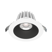 Lotus JXL-COB04-R15W 4" 15W LED Round Economy Recessed Downlight, 5CCT Selectable - Smooth Black/White