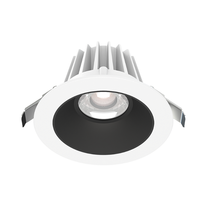 Lotus JXL-COB04-R15W 4" 15W LED Round Economy Recessed Downlight, 5CCT Selectable - Smooth Black/White