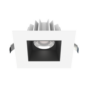 Lotus JXL-COB04-S15W 4" 15W LED Square Economy Recessed Downlight, 5CCT Selectable - Smooth Black/White