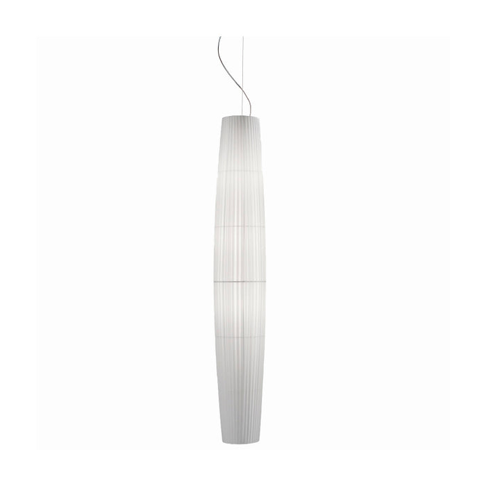 Bover Maxi S/01 4-lt 10" Pendant-White Translucent Ribbon