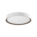 Kuzco FM43920-5CCT Essex 1-lt 20" LED Flush Mount, 5CCT Selectable - White/Walnut