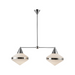 Alora LP348241 Willard 2-lt 41" Linear Pendant - Polished Nickel/Matte Opal