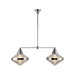 Alora LP348241 Willard 2-lt 41" Linear Pendant - Polished Nickel/Clear Prismatic