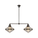 Alora LP348241 Willard 2-lt 41" Linear Pendant - Urban Bronze/Clear Prismatic