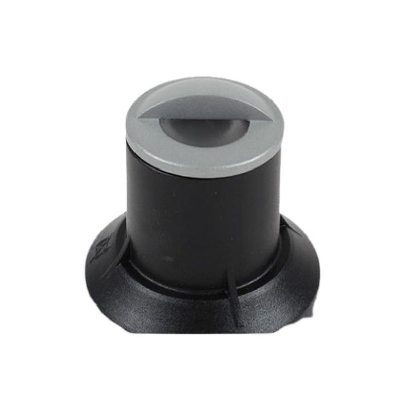ROC Lighting WL-100 1-lt 2" LED Recessed Outdoor Wall Light - Silver