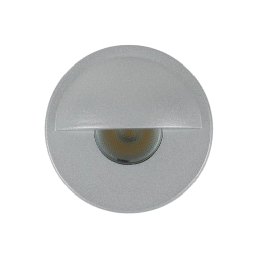 ROC Lighting WL-200 1-lt 2" LED Recessed Outdoor Wall Light - Silver