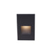 WAC WL-LED200 LEDme 3" LED Step Light, 120V, Red - Black