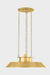 Hudson Valley 8822 Woodrow 1-lt 22" Pendant - Aged Brass