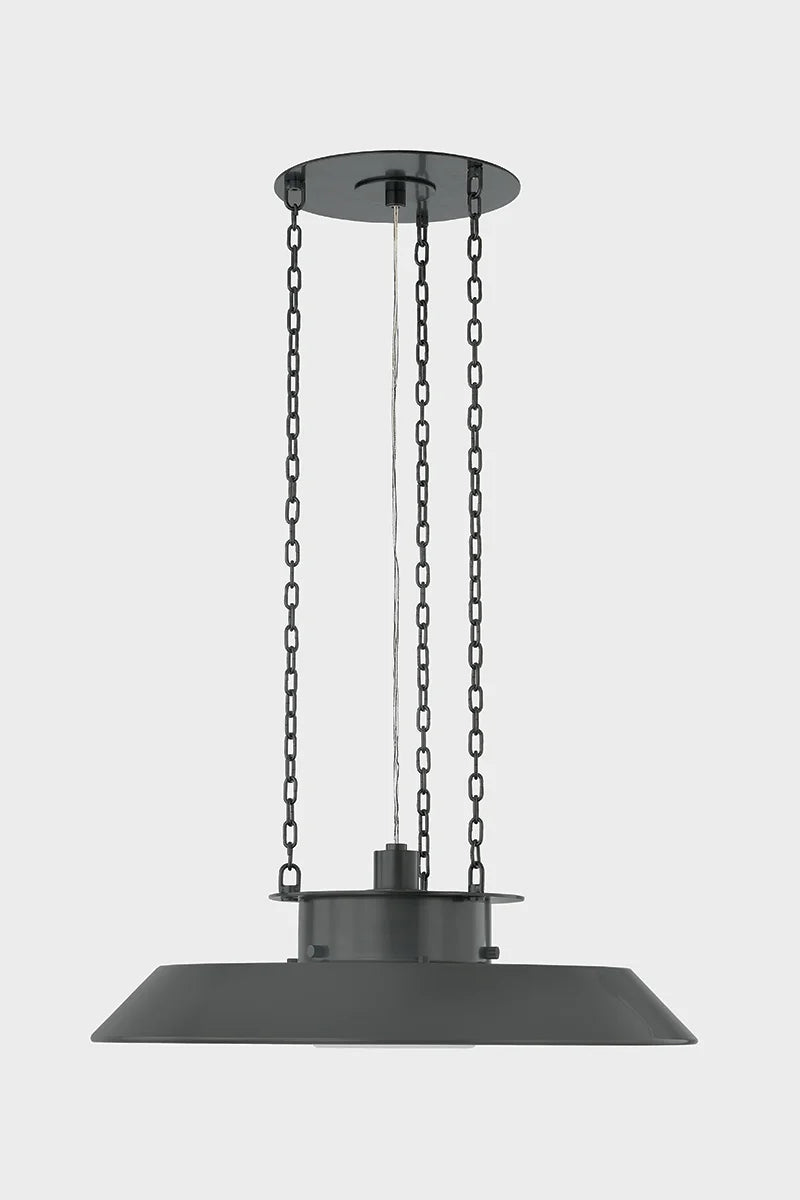 Hudson Valley 8822 Woodrow 1-lt 22" Pendant - Distressed Bronze