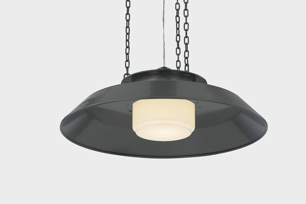 Hudson Valley 8822 Woodrow 1-lt 22" Pendant - Distressed Bronze