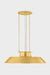 Hudson Valley 8832 Woodrow 1-lt 32" Pendant - Aged Brass