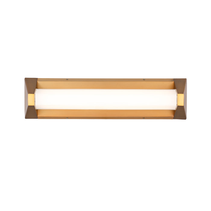 Modern Forms WS-1520 Swale 1-lt 20" LED Vanity Light - Aged Brass