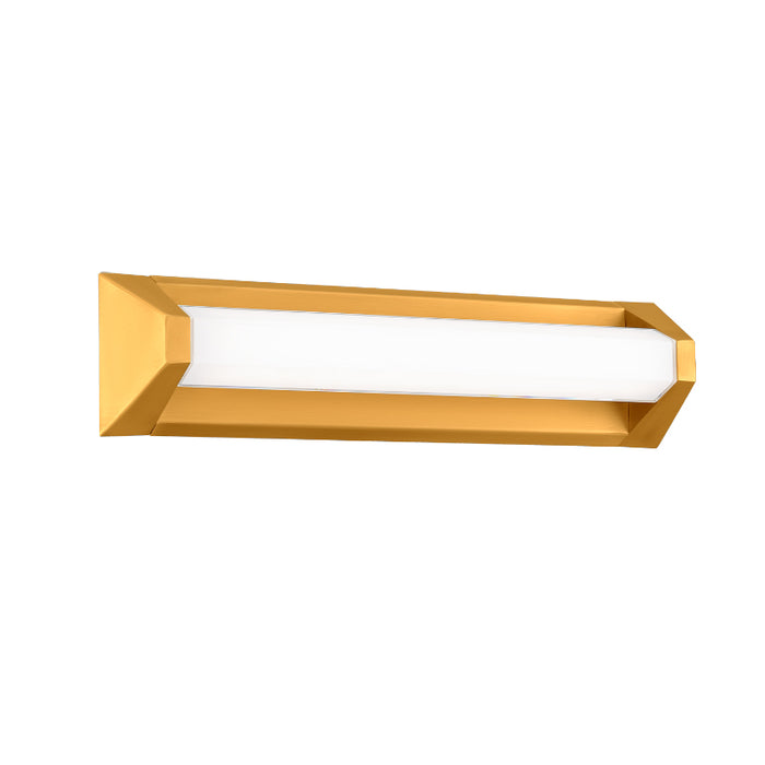 Modern Forms WS-1520 Swale 1-lt 20" LED Vanity Light - Aged Brass