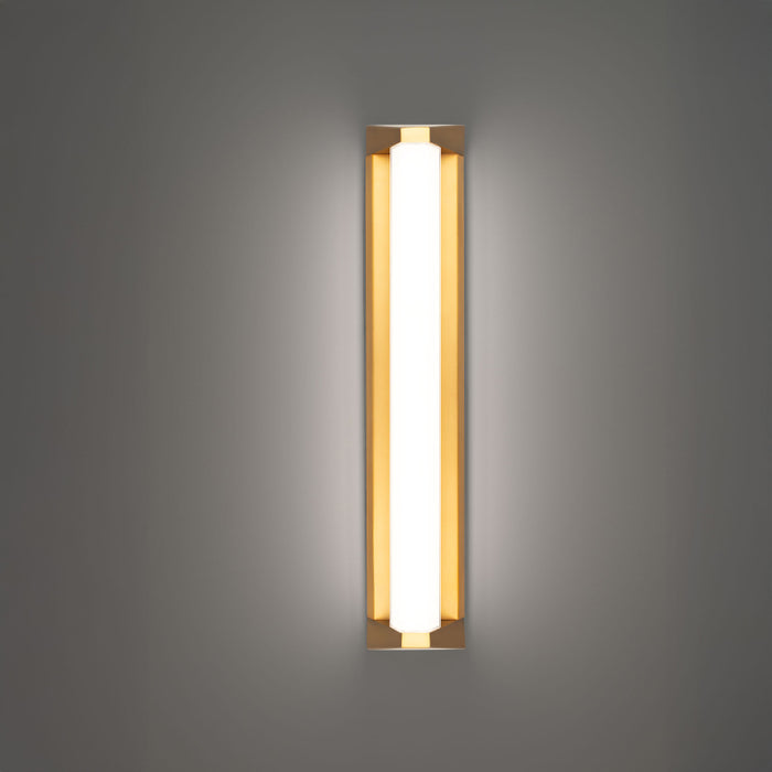 Modern Forms WS-1527 Swale 1-lt 27" LED Vanity Light - Aged Brass