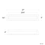 Modern Forms WS-1527 Swale 1-lt 27" LED Vanity Light