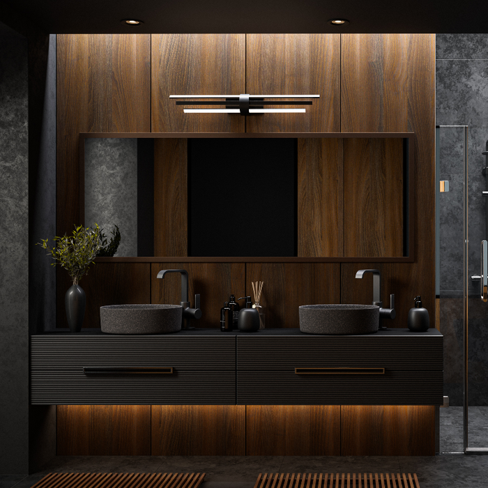 dweLED WS-15432 Melody 3-lt 32" LED Bath Vanity
