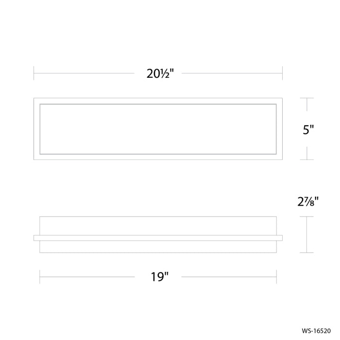 Modern Forms WS-16520 Ice Bar 21" LED Vanity Light