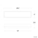 Modern Forms WS-16520 Ice Bar 21" LED Vanity Light