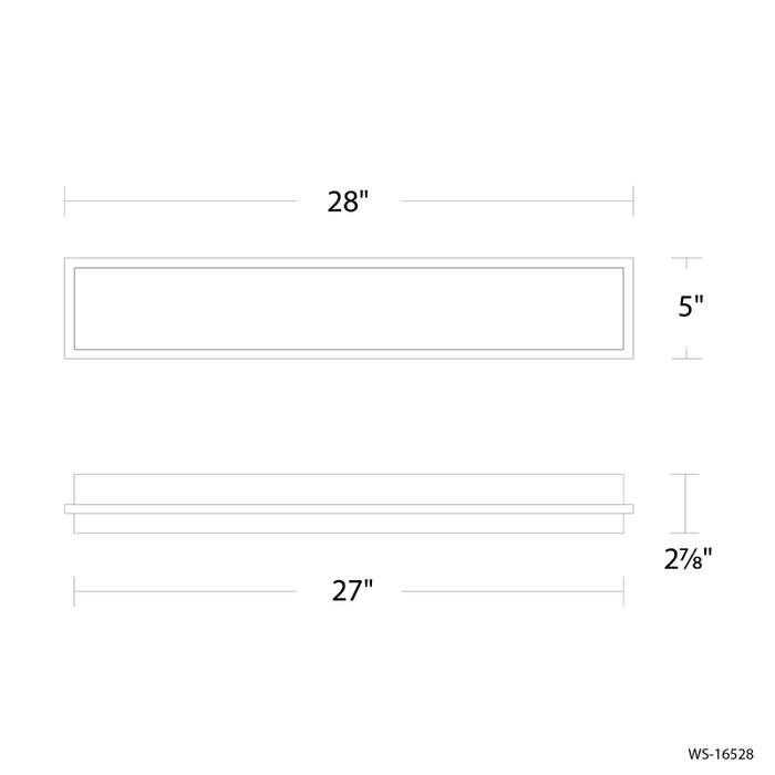 Modern Forms WS-16528 Ice Bar 28" LED Vanity Light