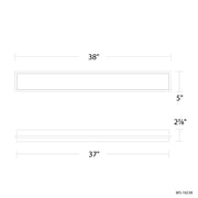 Modern Forms WS-16538 Ice Bar 38" LED Vanity Light