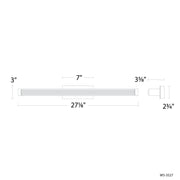 Modern Forms WS-3527 Skein 1-lt 27" LED Vanity Light