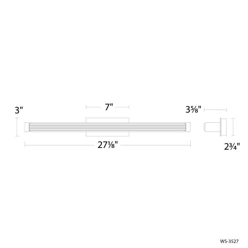 Modern Forms WS-3527 Skein 1-lt 27" LED Vanity Light