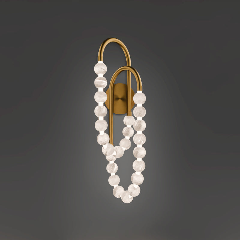 Modern Forms WS-50427 Parel 27" Tall LED Wall Sconce-Aged Brass