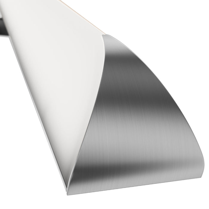 dweLED WS-51532 Straitaway 1-lt 32" LED Bath & Wall Sconce - Brushed Nickel