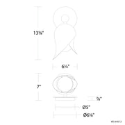 Modern Forms WS-64513 Elixir 6" LED Wall Sconce