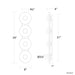 Modern Forms WS-66534 Fresco 4-lt 34" LED Vanity Light