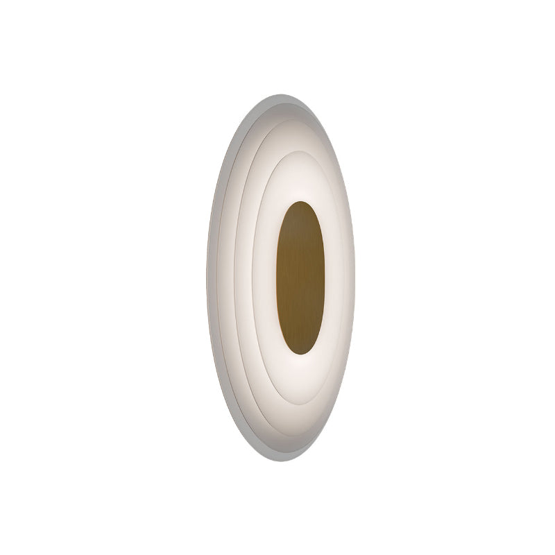 dweLED WS-67514 Orbix 1-lt 6" LED Wall Sconce - Aged Brass
