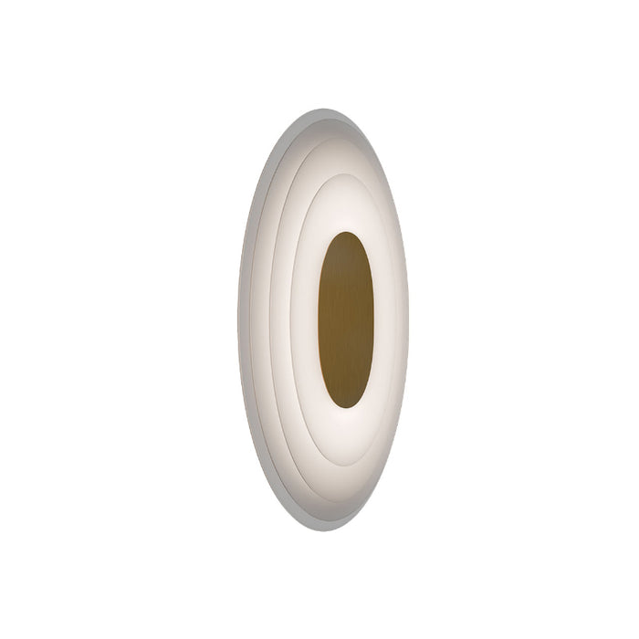 dweLED WS-67514 Orbix 1-lt 6" LED Wall Sconce - Aged Brass