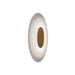 dweLED WS-67514 Orbix 1-lt 6" LED Wall Sconce - Aged Brass