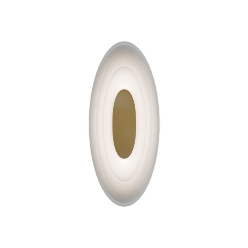 dweLED WS-67514 Orbix 1-lt 6" LED Wall Sconce - Aged Brass