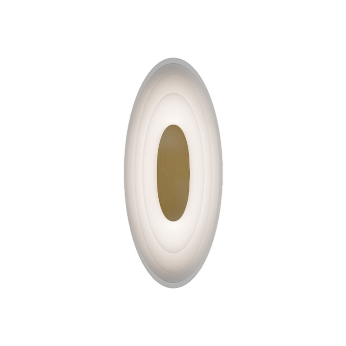 dweLED WS-67514 Orbix 1-lt 6" LED Wall Sconce - Aged Brass