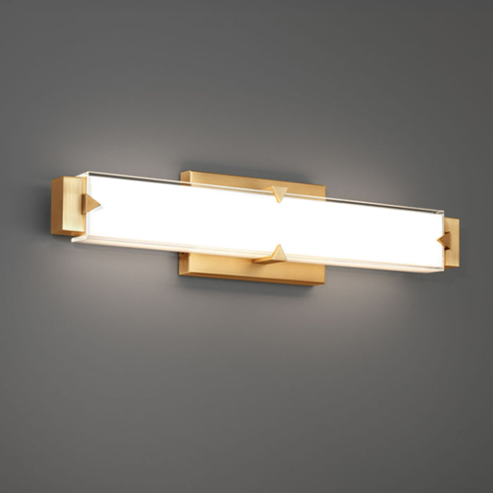 Modern Forms WS-7520 Carlisle 20" LED Wall Sconce, 
Aged Brass