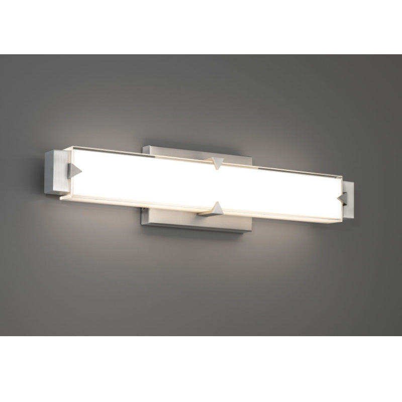 Modern Forms WS-7520 Carlisle 20" LED Wall Sconce, 3000K, Brushed Nickel - Open Box