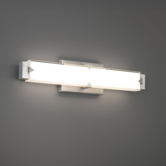 Modern Forms WS-7520 Carlisle 20" LED Wall Sconce, Brushed Nickel