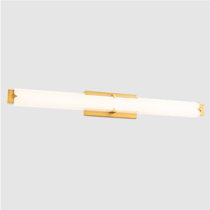 Modern Forms WS-7537 Carlisle 37" LED Wall Sconce, Aged Brass