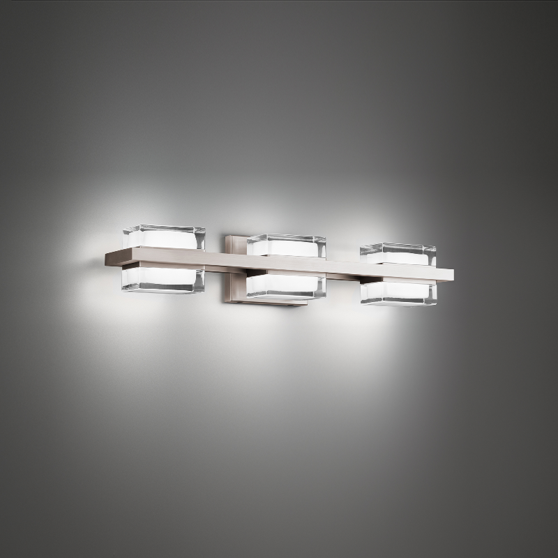 dweLED WS-77424 Interlok 3-lt 24" LED Bath Vanity