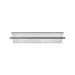 dweLED WS-79524 Shard 1-lt 24" LED Vanity - Brushed Nickel