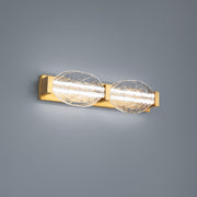 Modern Forms WS-8524 Deco 2-lt 24" LED Vanity Light - Aged Brass