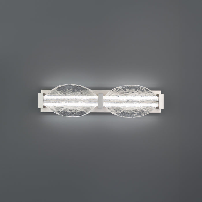 Modern Forms WS-8524 Deco 2-lt 24" LED Vanity Light - Brushed Nickel