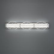Modern Forms WS-8536 Deco 3-lt 36" LED Vanity Light - Brushed Nickel