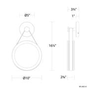 Modern Forms WS-86516 Clare 10" LED Wall Sconce