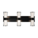 dweLED WS-91524 Hourglass 3-lt 24" LED Vanity - Black