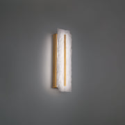 Modern Forms WS-92518 Taffeta 18" Tall LED Wall Sconce - Aged Brass