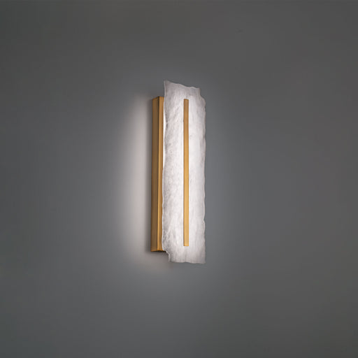 Modern Forms WS-92518 Taffeta 18" Tall LED Wall Sconce - Aged Brass